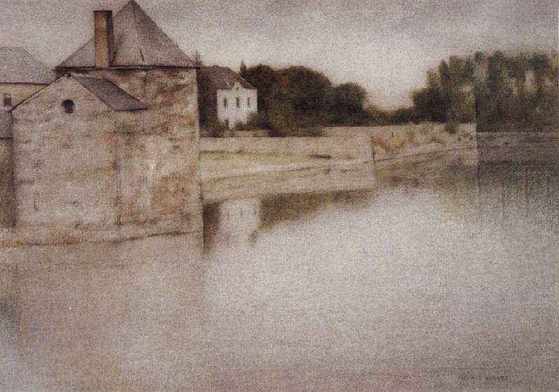 The end of the day, Fernand Khnopff
